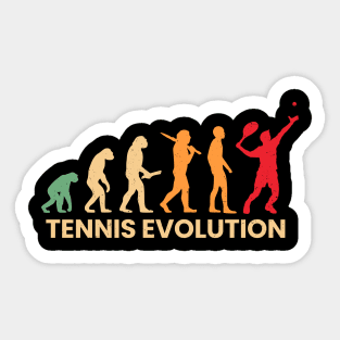 funny tennis Sticker